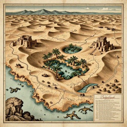 DESERT EXPANSE - Antique Atlas