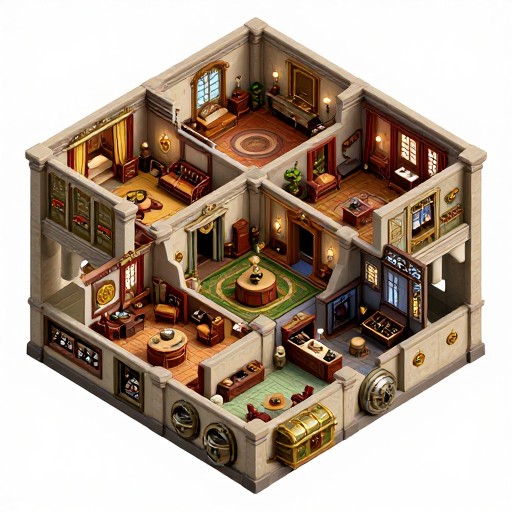 MERCHANT ESTATE - Isometric View