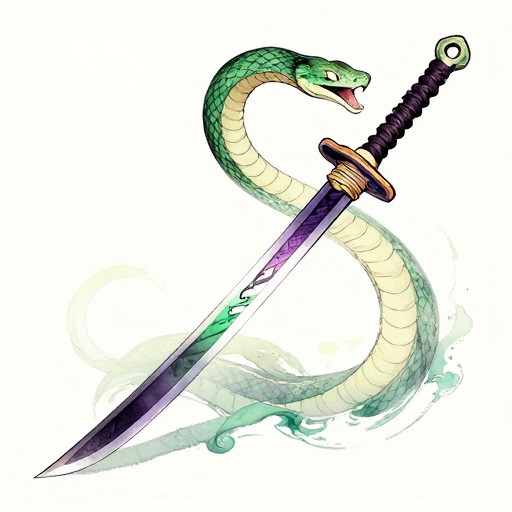 SERPENT FANG - Watercolor