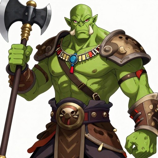 ORC BARBARIAN - Anime Style
