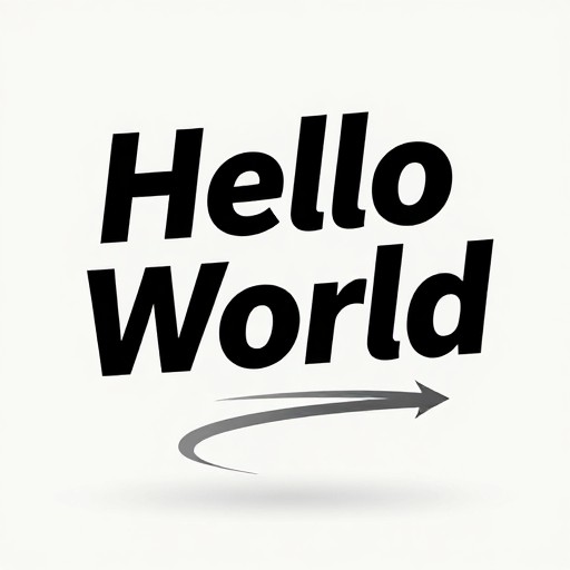 TEXT BOUNCE - Smooth Loop