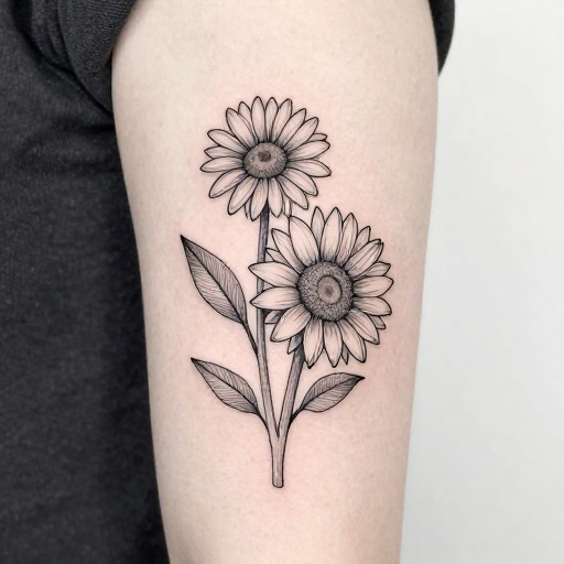 MINIMALIST DAISY - Fine Line