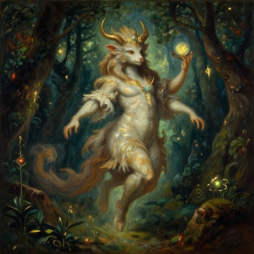 FANTASY CREATURE - Oil Painting