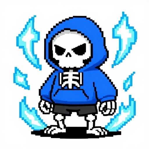 BLUE SANS - Battle Sprite