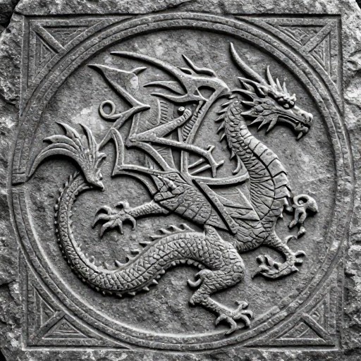 DRAGON STORY - Runic Carving