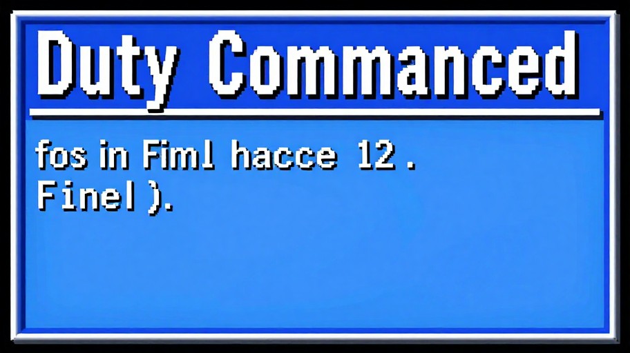 DUTY COMMENCED - FF7 Dialog