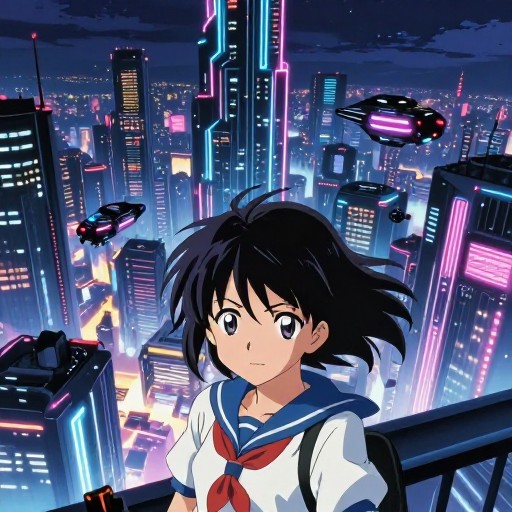 FUTURISTIC CITIES - Anime Style