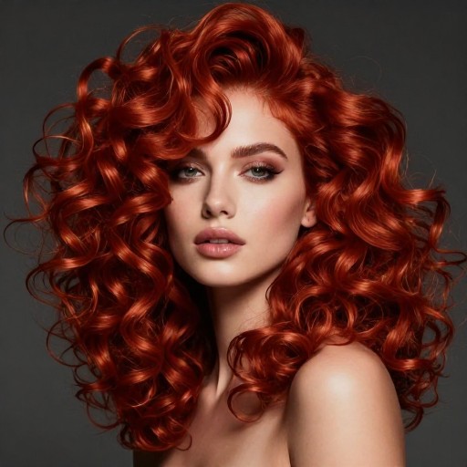 CURLY RED - Glamour