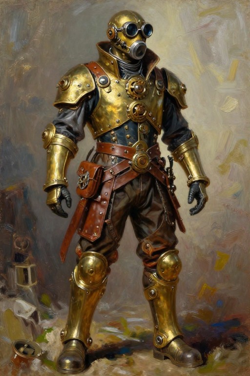 STEAMPUNK ADVENTURER - Painterly