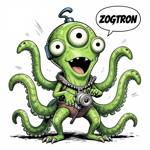 ALIEN SCIENTIST - Comic Book