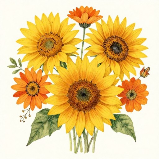 BIRTHDAY SUNFLOWERS - Botanical
