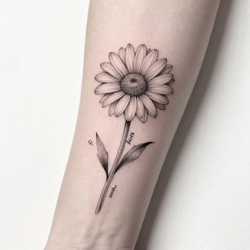 MINIMALIST DAISY - Realistic