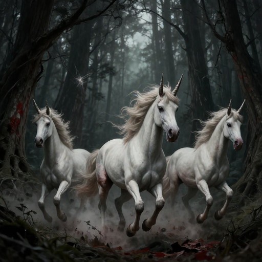 MYTHICAL UNICORN - Dark Fantasy