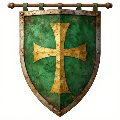 MEDIEVAL SHIELD - Aged Medieval