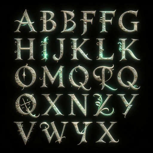 MYSTICAL RUNES - Elvish Script