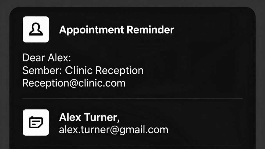 APPOINTMENT - Dark Mode