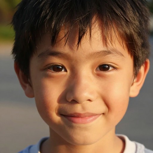 CHILD'S FACE - Natural Light