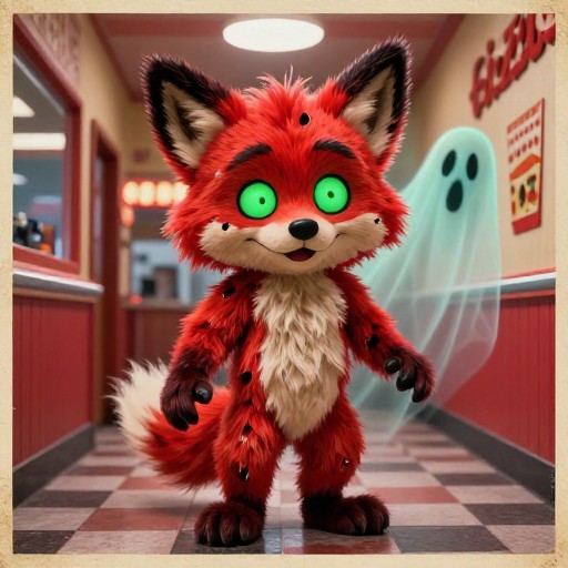 PHANTOM FOXY - Vintage Poster