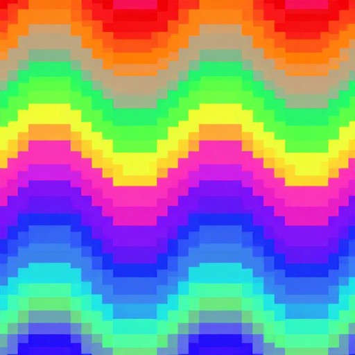 ABSTRACT WAVE - Retro 8-Bit