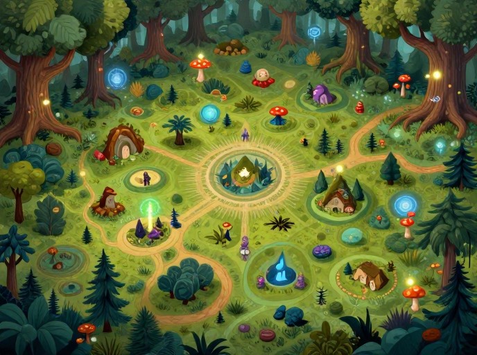 ENCHANTED WOODS - Fantasy Illustrated