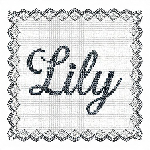 LILY DOILY - Decorative Border