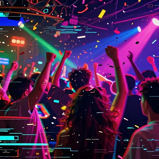 VIBRANT PARTY - Glitch Art