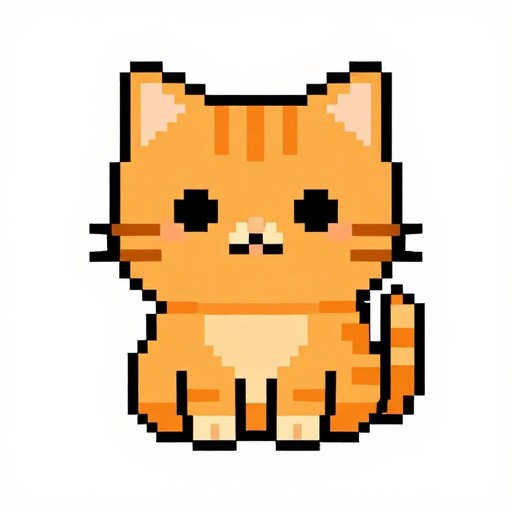 CLASSIC TABBY - Pixel Art