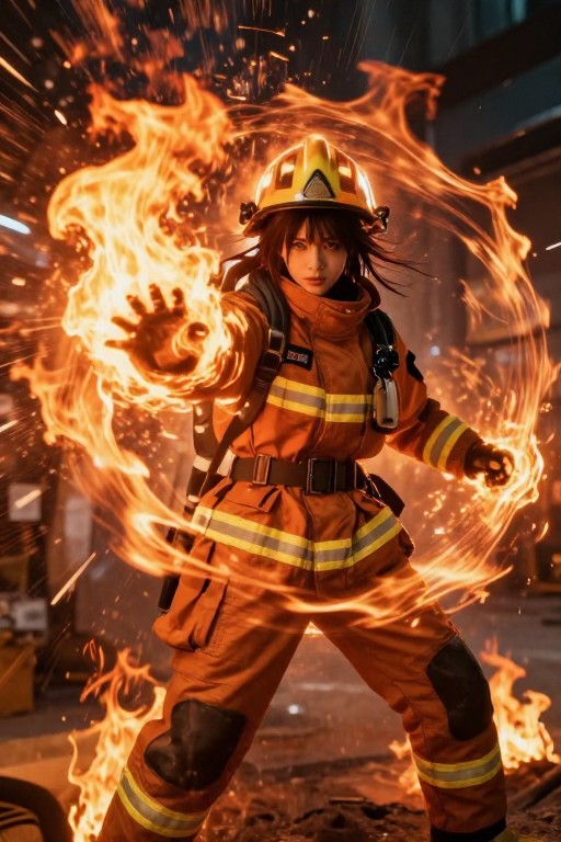 WATER FLAME - Action Shot