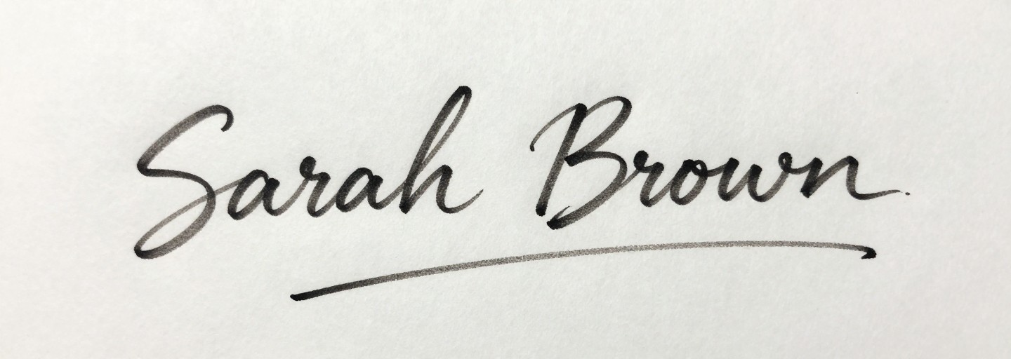 ELEGANT - Natural Handwritten