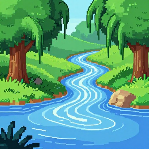 NATURE LOOP - Retro Pixel