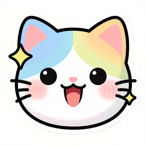 RAINBOW SPARKLE - Sticker Style