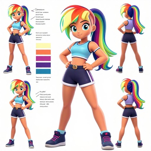 RAINBOW ATHLETE - Concept Art