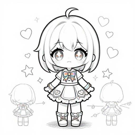 CUTIE CHIBI - Concept Sketch