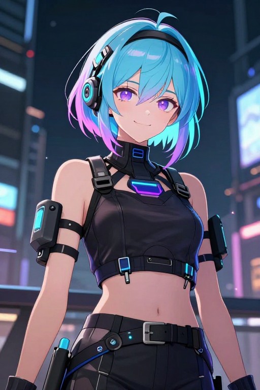CYBERPUNK HACKER - Modern Anime