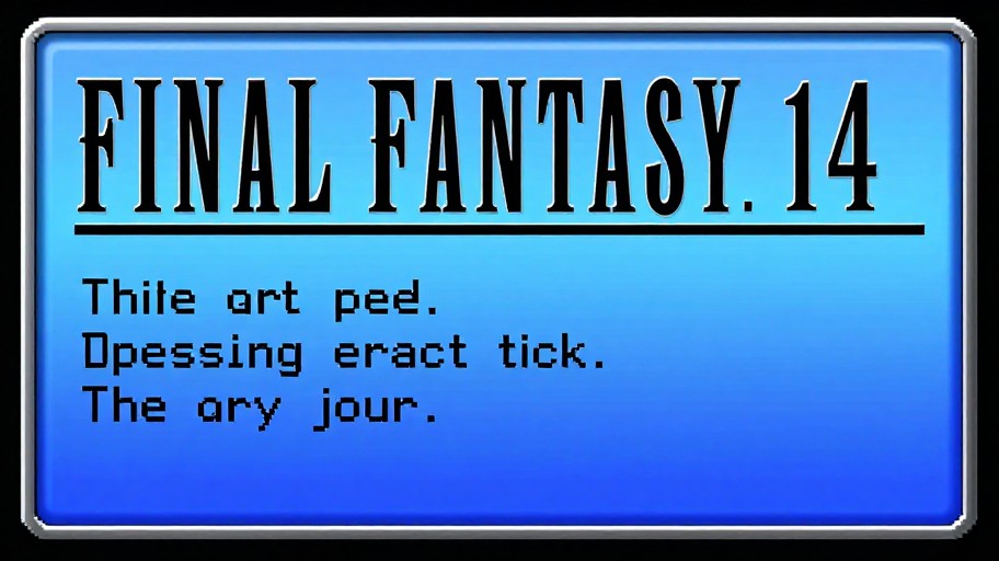 SAVE CRYSTAL - FF7 Dialog