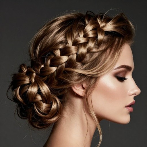 BRAIDED CROWN - Glamour
