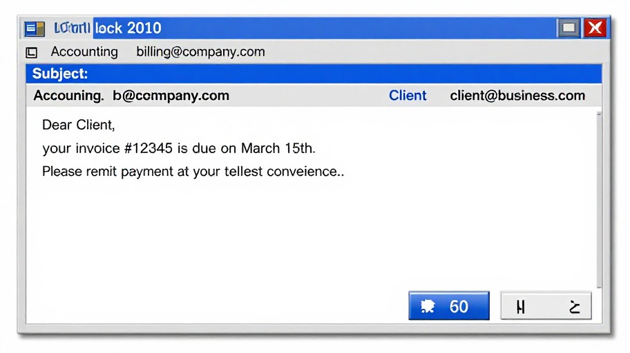 INVOICE DUE - Classic Outlook