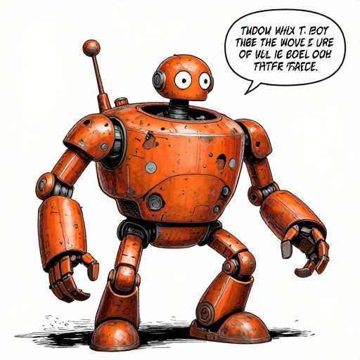 DELIVERY BOT - Comic Book