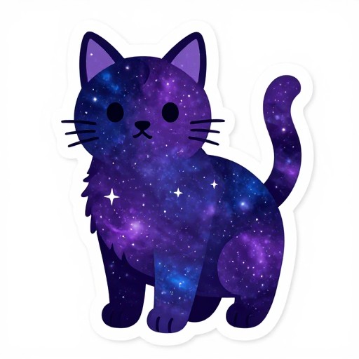 COSMIC STARRY - Sticker Art