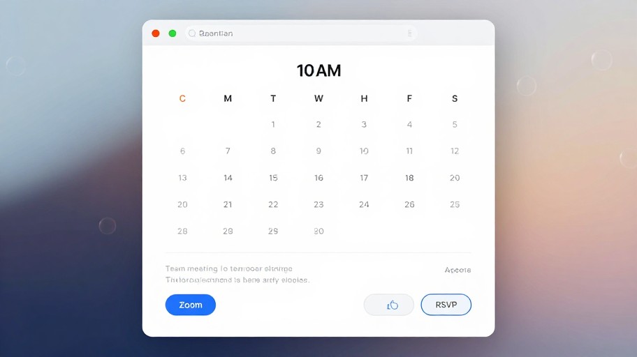 MEETING INVITE - Apple Mail