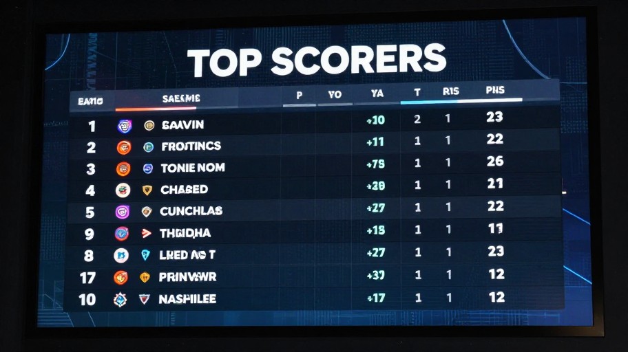 TOP SCORERS - Digital Display