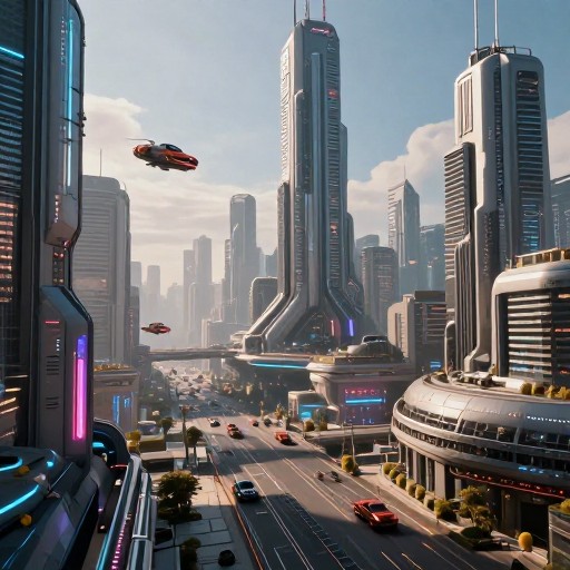 FUTURISTIC CITY - Photorealistic