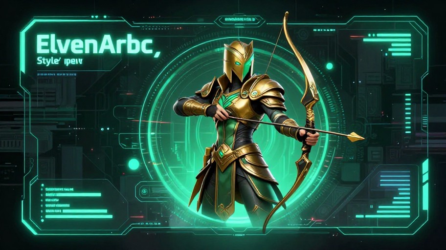 ELVEN ARCHER - Cyberpunk