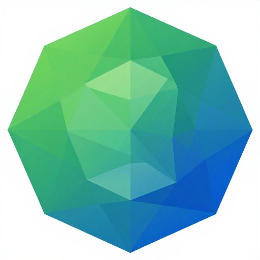 GRADIENT HEXAGON - Low Poly