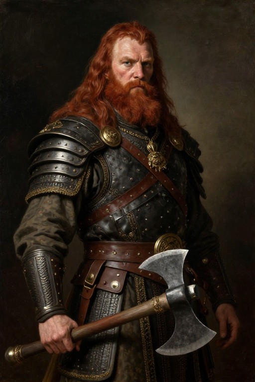 WILDLING WARRIOR - Painterly Portrait