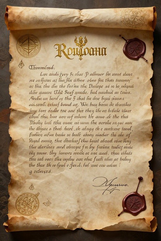 ROYAL DECREE - Ancient Scroll