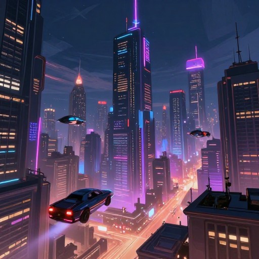 SCI-FI CITY - Digital Art