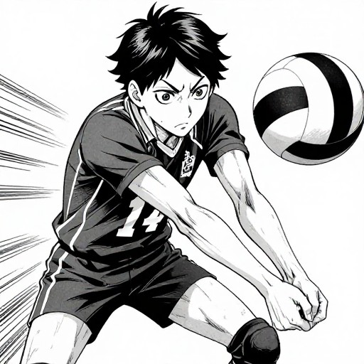 DETERMINED LIBERO - Manga Panel