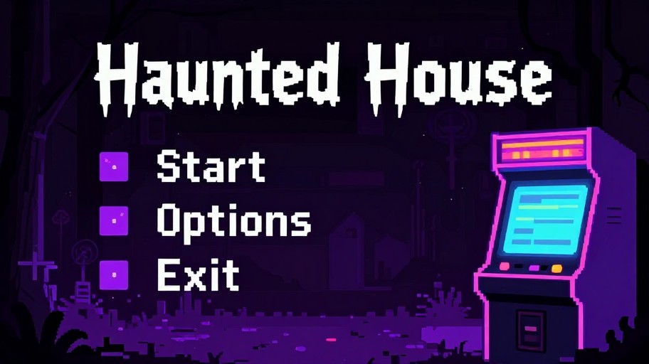 HAUNTED HOUSE - Retro Arcade