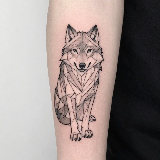 GEOMETRIC WOLF - Fine Line